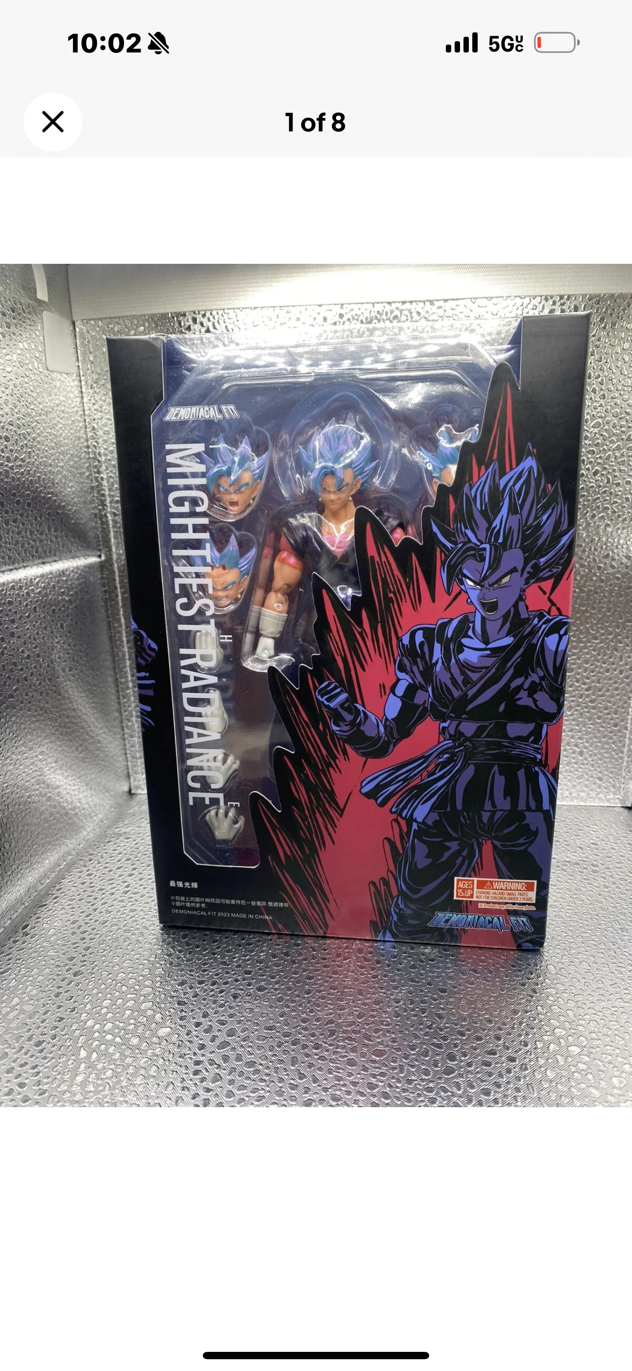 USA Seller) Demoniacal Fit Mightiest Radiance Vegito Action Figure
